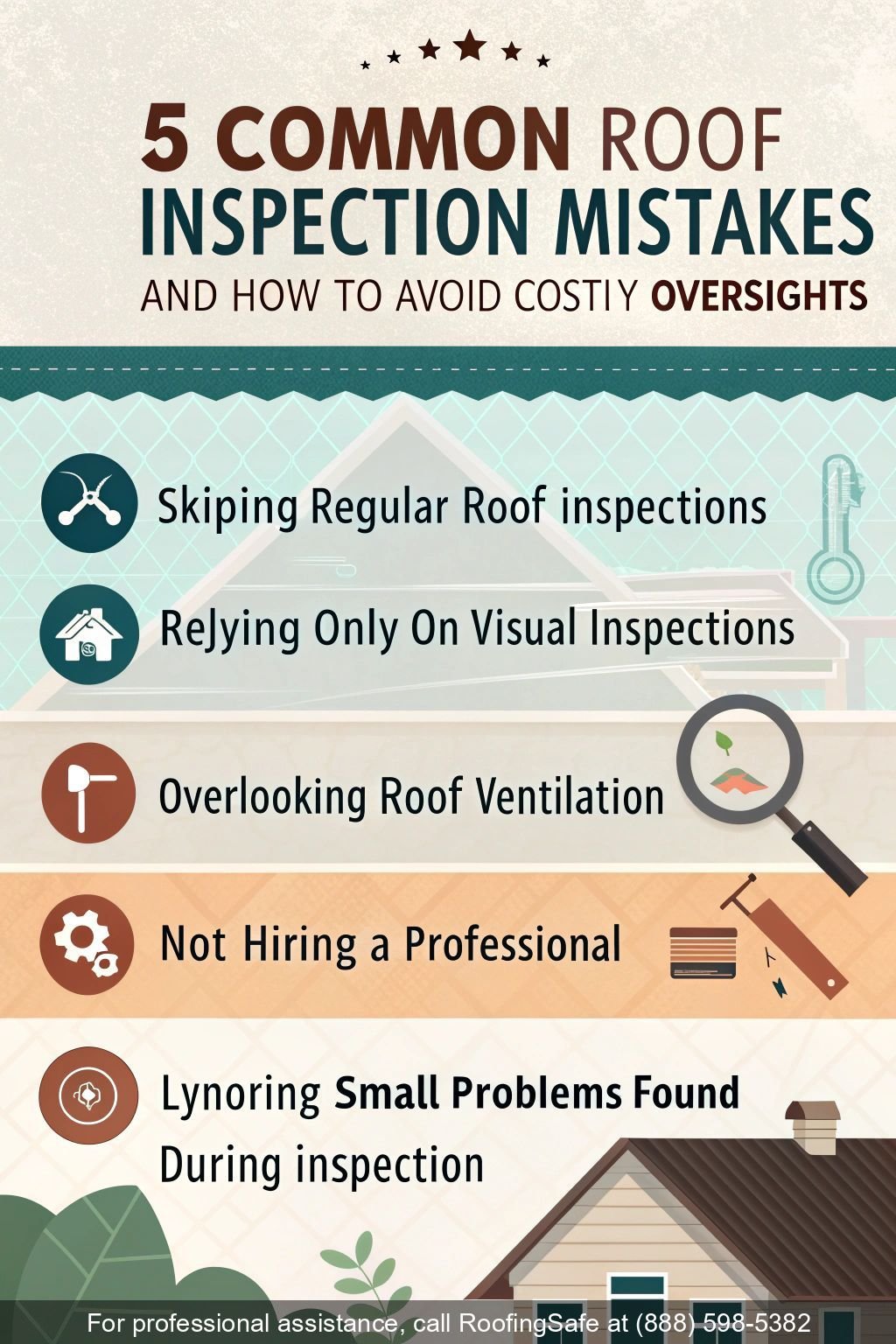 5 Common Roof Inspection Mistakes and How to Avoid Costly Oversights