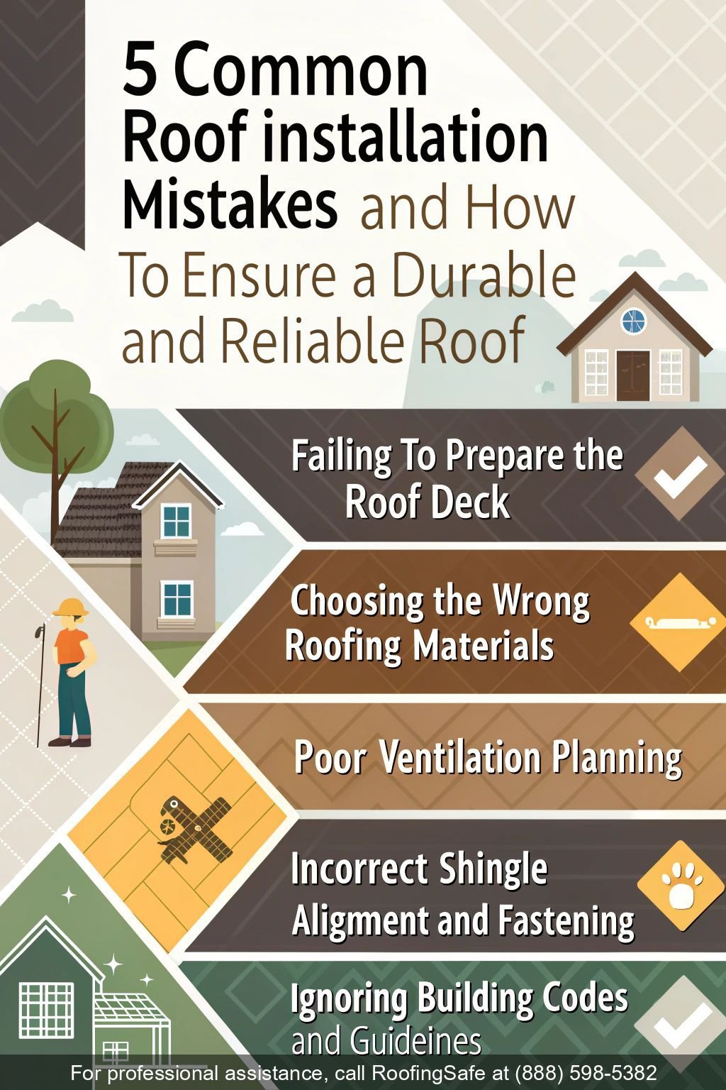 5 Common Roof Installation Mistakes and How to Ensure a Durable and Reliable Roof