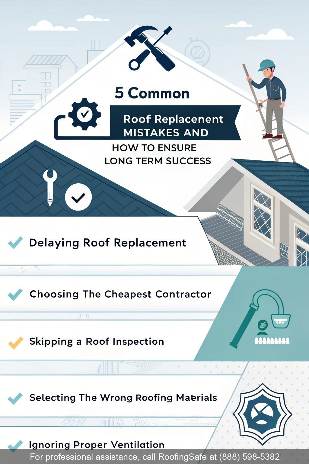 5 Common Roof Replacement Mistakes and How to Ensure Long-Term Success